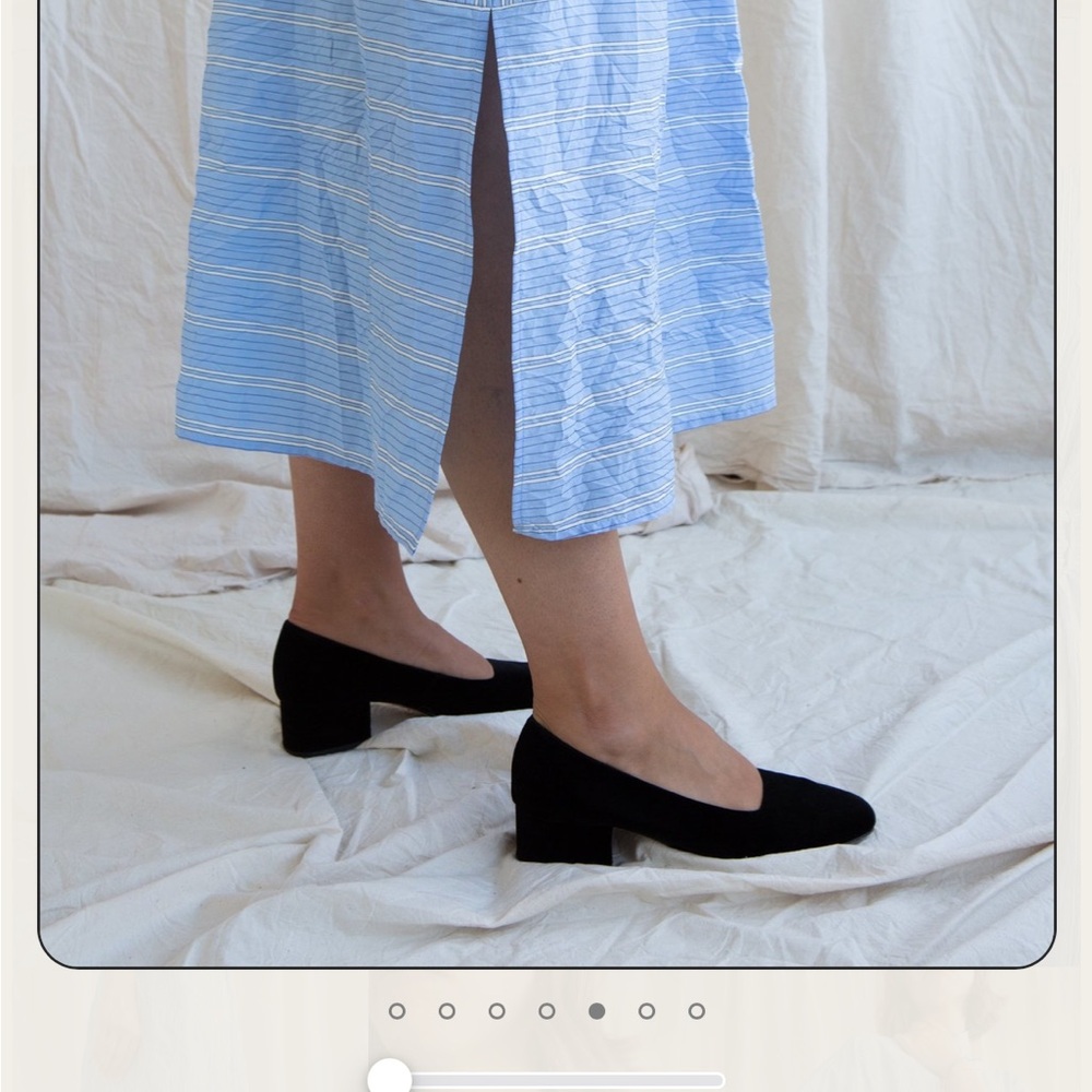 Rachel Comey Blue and White Bishop Sleeve Agathon dress oversized 8 - Picture 4 of 10